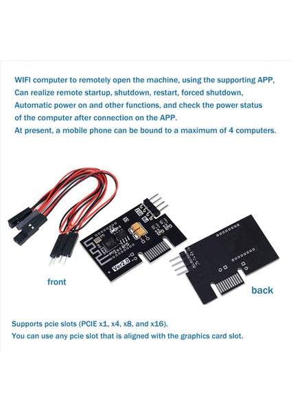 2x Masaüstü Bilgisayar Önyükleme Kartı Wifi Uygulama Uzaktan Kontrollü Anahtar Kart Bilgisayar Uzaktan Önyükleme Başlangıç Kartı (Yurt Dışından) fırsatları