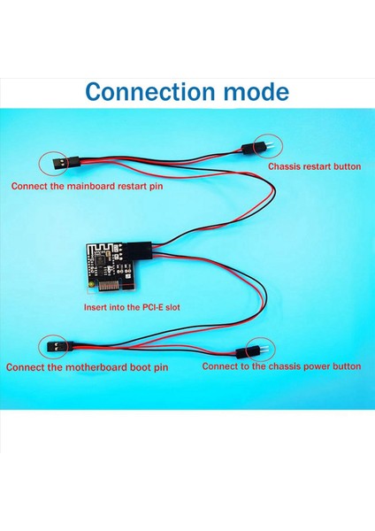 2x Masaüstü Bilgisayar Önyükleme Kartı Wifi Uygulama Uzaktan Kontrollü Anahtar Kart Bilgisayar Uzaktan Önyükleme Başlangıç Kartı (Yurt Dışından) indirimleri