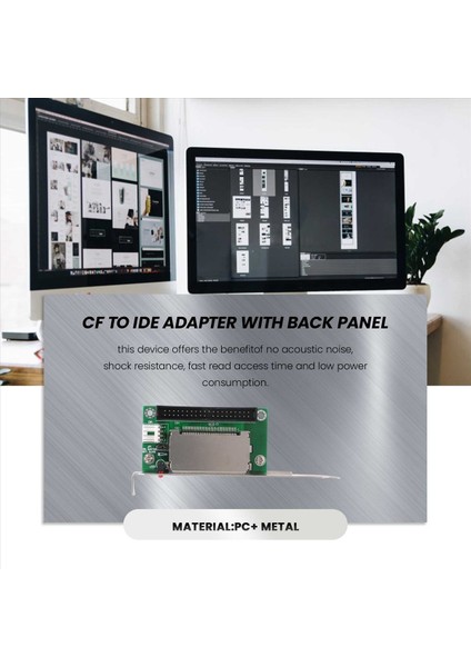40 Pimli Cf Kompakt Flaş Kartı-3 5 Ide Dönüştürücü Adaptör Pcı Braketi Arka Panel (Yurt Dışından) fiyatları