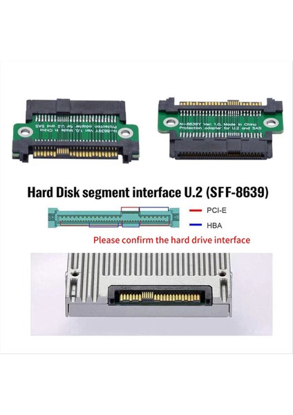 PCI-E-SFF8639 Erkek-Kadın SSD U 2 Uzatma Kartı SFF-8639 Çok Fonksiyonlu 8639 Erkek Ila Kadın Adaptör Kartı (Yurt Dışından) fiyatları