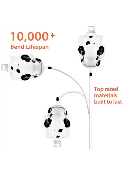 2x USB Kablosu Iphone 13/12/11 ve Daha Fazlası Için Komik Musluk Köpek Şarj Cihazı Hareketli Köpek Hızlı Şarj Cihazı USB Kablosu (Yurt Dışından) fırsatları