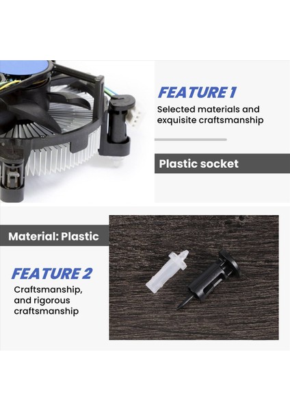 8pcs / Lot Montaj Pim Tutucusu Intel Socket Lga 775 Cpu Isı Lavabo Fan Soğutma (Yurt Dışından) indirimleri