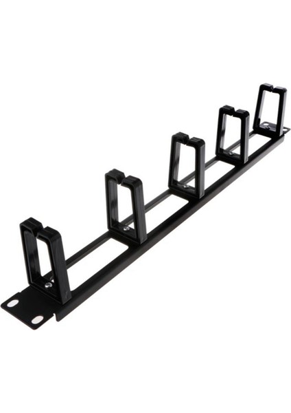 3x 19 Inç 1u Raf Dolapları Kablo Yönetim Ağı Organizatör Içi Boş Metal Base Beş Yüzük Çıkarılabilir Tel Yöneticisi Çerçeve (Yurt Dışından) fiyatları