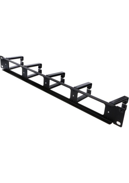 3x 19 Inç 1u Raf Dolapları Kablo Yönetim Ağı Organizatör Içi Boş Metal Base Beş Yüzük Çıkarılabilir Tel Yöneticisi Çerçeve (Yurt Dışından) modelleri