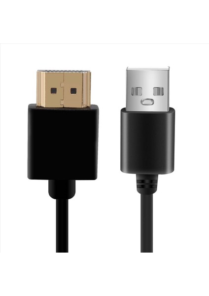 HDMI 1 4 Erkek - USB 2 0 Fiş Adaptör Konnektör Şarj Cihazı Dönüştürücü Kablosu (Yurt Dışından)