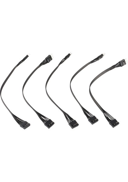 Hd Audio 13PIN Dişi - 8pin Erkek Dönüştürücü Kablosu Lenovo Anakart Bağlantısı Için 24AWG Ana Bilgisayar Ön Panel Ses 5 Pcs (Yurt Dışından)