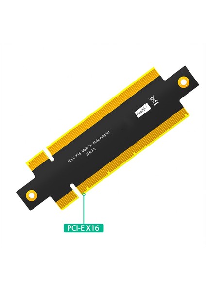 Pcı Express 3 0 16X Erkek-Erkek Adaptör Konnektör Yükseltici Dönüştürücü Pcı-E X16-PCE-E X16 Pcb Kartı Tasarımını Genişletin (Yurt Dışından) indirimleri