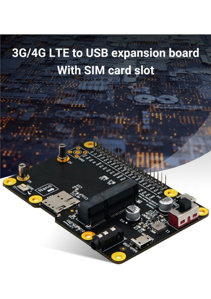 Raspberry Pi Için Yuvası Dikey Adaptör Kartı ile Mini 3g/4g/lte Module Şap Taşınabilir USB Genişletme Kartı (Yurt Dışından) modelleri