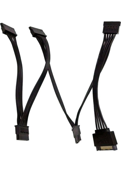 10X 15 Pin Sata Güç Uzantısı Sabit Disk Kablosu 1 Erkek Ila 5 Dişi Güç Kaynağı Ayırıcı Adaptör Kablosu Dıy Pc Seviyesi (Yurt Dışından) indirimleri