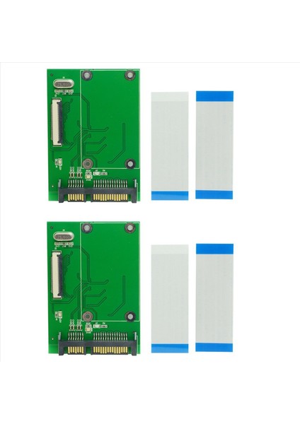 2x 1 8 Inç 40PIN Zıf/ce SSD HDD Sabit Disk Sürücüsü 7+15 22 Pin Sata Adaptör Dönüştürücü Kart (Yurt Dışından)