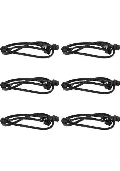 6x Pcı-E Çift 8pin Ila 8pin (6+2pin) Corsair Için Modüler Güç Kaynağı Kablosu RM1000X RM550X 650X 750X 850X (Yurt Dışından)