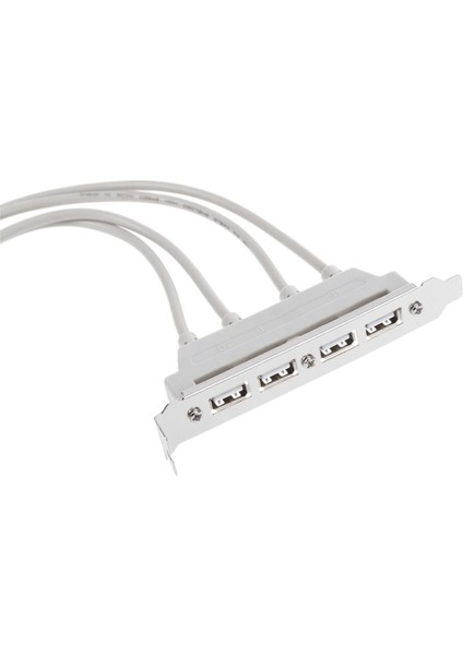 3x Çift Anakart 9pin Başlığı 4port USB 2 0 Dişi Kablo Pcı Braketi (Yurt Dışından) indirimleri