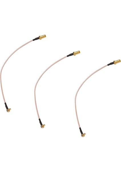 3x Mcx Erkek - Sma Kadın RG316 Düşük Kayıp Pigtail Adaptör Kablosu 21CM/8 3in (Yurt Dışından)