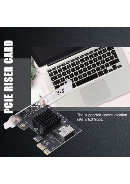 Pcıe Rıser Kartı Pcıe 1x-Mını Sas Sf SFF-8087 Sata3 0 6gbps Adaptör Kartı Sabit Sürücü Sabit Sürücü Genişleme Kartı Chia Madencilik (Yurt Dışından) fırsatları