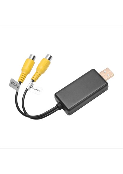 USB - Cvbs Rca Video Çıktı Adaptörü Kutusu Arayüzü Android Radio Multimedya (A) Için Ekran Aygıtını Monitöre Bağlayın (Yurt Dışından)