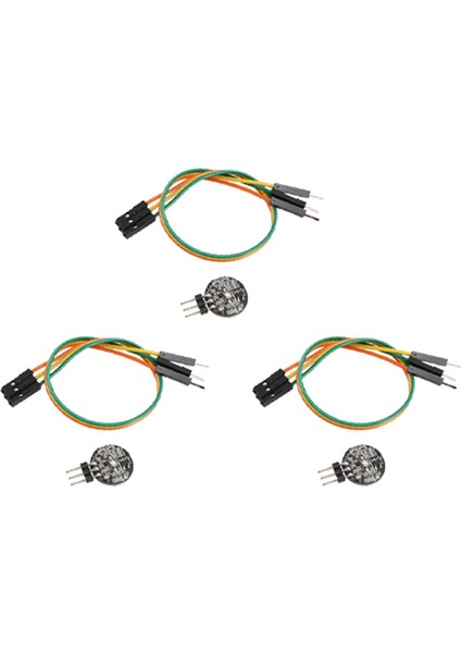 2x Darbe Sensörü Kalp Hızı Sensörü Kalp Beat Pulsesensor Arduino Ahududu Pi Siyah ve Kırmızı (Yurt Dışından)