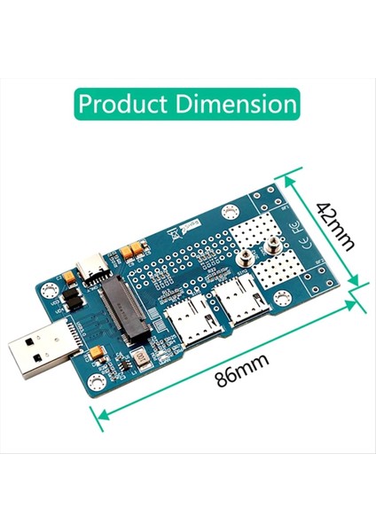 Ngff (M 2) - USB 3 0 Adaptörüne Çift Nano Desteği 3g/4g/5g/lte Modülü Masaüstü Bilgisayarlar Için Uygun (Yurt Dışından) fırsatları