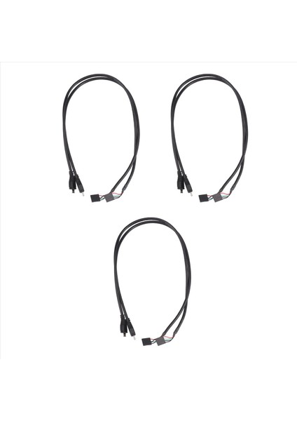 (6 Paket) 50CM 5 Pinli Anakart Dişi Başlığı Mikro-Usb Erkek Adaptör Dupont Genişletici Kablosu (5pin/micro-Usb) (Yurt Dışından)