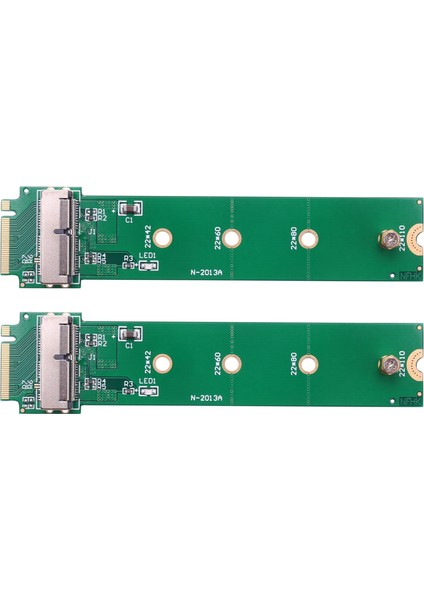 2013 2014 2015 Apple MacBook Air Mac Pro SSD Için 2x SSD - M 2 Ngff Adaptör Dönüştürücü Kartı (Yurt Dışından)