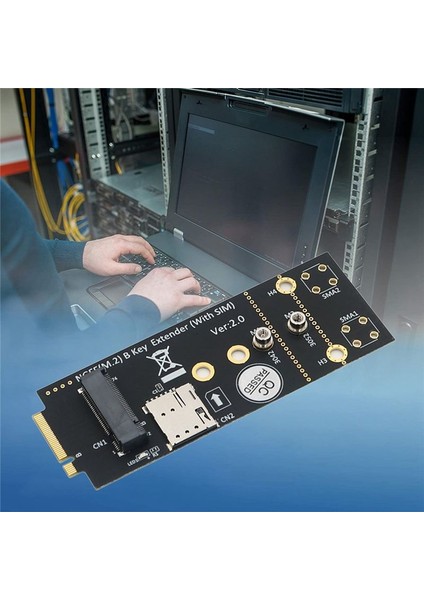 M 2 (Ngff) 3g/4g/5g Modülü Için Sım Yuvalı Tuş B Adaptörü Nano Sım Kartı ve 3042/3052 Tip M 2 Anahtar B Kart Boyutu (Yurt Dışından)
