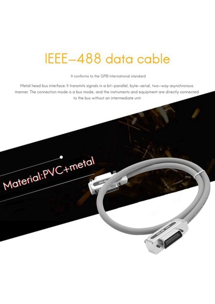 3x 1m IE488 Gpıb Veri Kablosu Endüstriyel Iletişim Iletim Kablosu Terminali Pcı Endüstriyel Kontrol Kablosu (Yurt Dışından) fırsatları