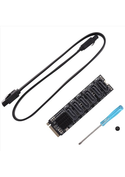 M 2 Mkey Pcı-E Yükseltici Kartı M 2 Nvme-Sata3 0 Pcıe&#39 Den Sata&#39 Dan Sata 6gpbsx6-Port Genişletme Kartı ASM1166 Destek Pm Fonksiyonu (Yurt Dışından) fiyatları