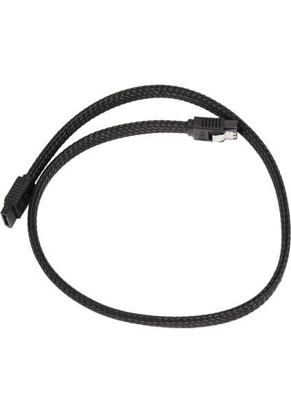 50CM Sata 3 0 Iıı Sata3 7pin Veri Kablosu 6gb/s SSD Kabloları HDD Sabit Disk Veri Kablosu Naylonlu Sleeped Premium Versiyonu (Siyah) (Yurt Dışından) fırsatları