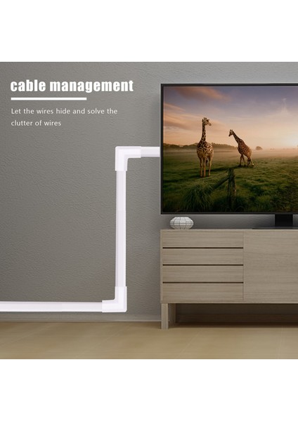 Tek Korsan Kanal Kablosu Kapatıcısı - Cmc -03 Kordon Kapağı Duvar Kablo Yönetim Sistemi - 125 Inç Kablo Hider Yarış Yolu Kiti (Yurt Dışından) indirimleri