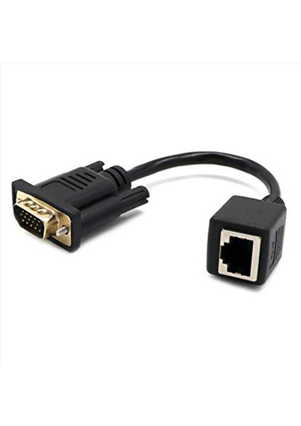 2x VGA - RJ45 Adaptör Ağ Kablosu - VGA Ağ Kablosu Bağlayıcı Monitörü Ağ Kablosu Konnektörüne VGA Extender (Yurt Dışından) fiyatları