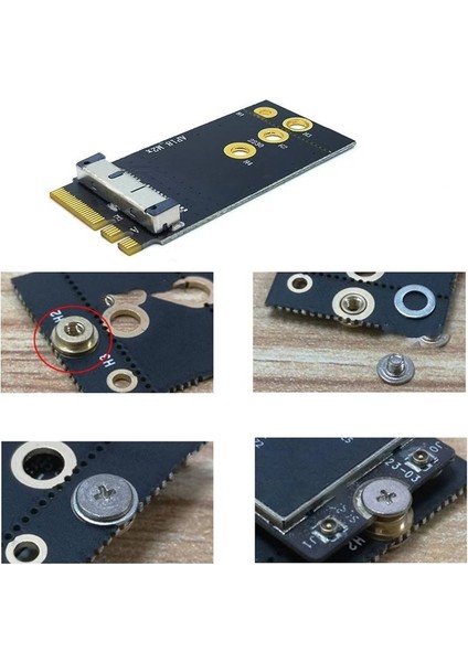 1pcs Ngff M 2 Anahtar A/e Adaptör Kartı Kablosuz Ağ Kartı BCM94360CS2 BCM94360 BCM943224 Ağ Kartı Için (Yurt Dışından)