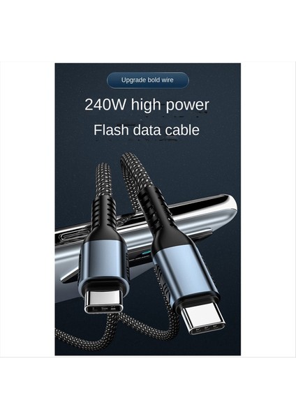 Pd 240W Şarj Kablosu Çift Uçlu C Tipi USB Tip C 240WPD Veri Kablosu 1m (Yurt Dışından) modelleri