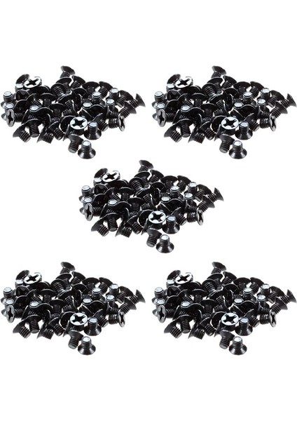 250 Pcs M3X4MM Vidalar Dizüstü Bilgisayar Sabit Sürücü Için Yedek Siyah (Yurt Dışından)