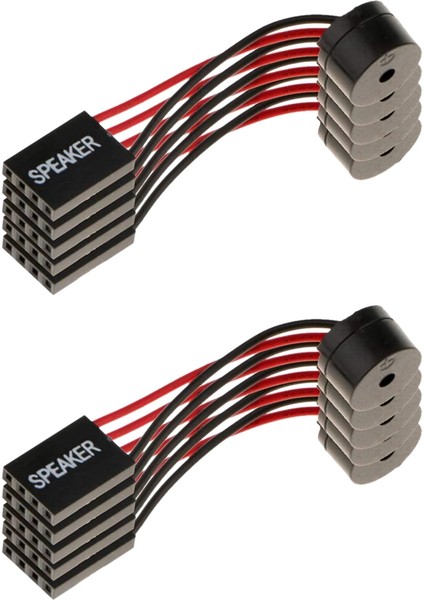 10PCS Anakart Hoparlör Buzzer Pc Bilgisayar Anakart Bilgisayar Onarımı Için Dahili Bip Buzzer (Yurt Dışından)