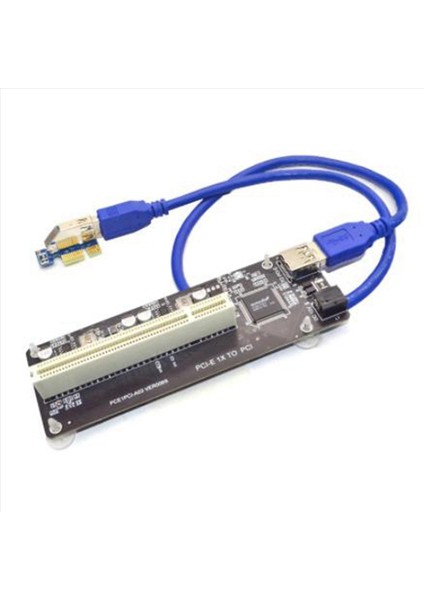 2x Pcıe Pcı-E Pcı Express X1-Pcı Riser Kart Otobüs Kartı Yüksek Verimlilik Adaptör Dönüştürücü USB 3 0 Kablo Masaüstü Pc Için (Yurt Dışından) fiyatları