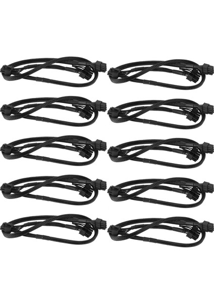 10X Pcı-E Çift 8pin Ila 8pin (6+2pin) Corsair Için Modüler Güç Kaynağı Kablosu RM1000X RM550X 650X 750X 850X (Yurt Dışından)