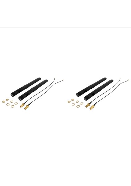 Çift Bant Wifi 2 4ghz 5ghz 5 8ghz 8dbı Rp-Sma Erkek Anten ve 20CM 8 Inç U Fl-Rp-Sma Kadın Pigtail Kablosu 10 Pack (Yurt Dışından)