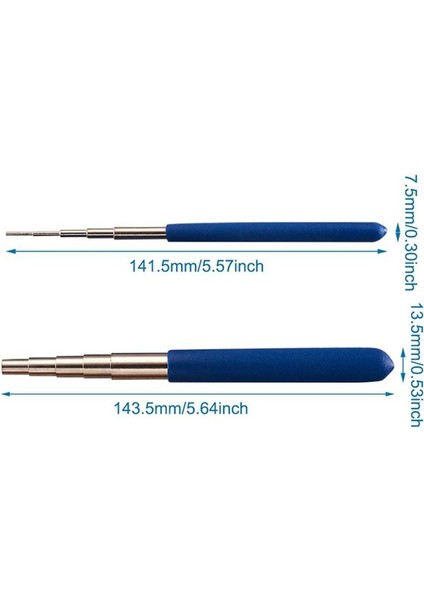 2pcs/set Demir Tel Sargı Çubukları Tel Ambalaj Aracı Mavi Dıy Takı Için 10 Boyutlu Döngü ile Mavi (Yurt Dışından) indirimleri