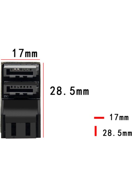 3pcs Çift Sata 7pin Dişi Ila Çift 7pin Erkek 90 Derece Açılı Adaptörü Anakart Sata Adaptörü Masaüstleri Için SSD HDD (Yurt Dışından) modelleri