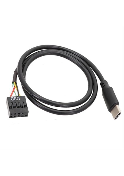 1pcs USB 9pin - USB Tip C Kablosu Bilgisayar Anakartına Usbc Ikincil Ekran Pc LCD Ekran 9pın USB Kablo Adaptörü (Yurt Dışından) fiyatları