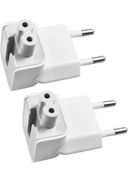 Apple MacBook MB Pro Ibook Şarj Cihazı Adaptörü Için 2x 2 Pimli Ab Fişi (Yurt Dışından)