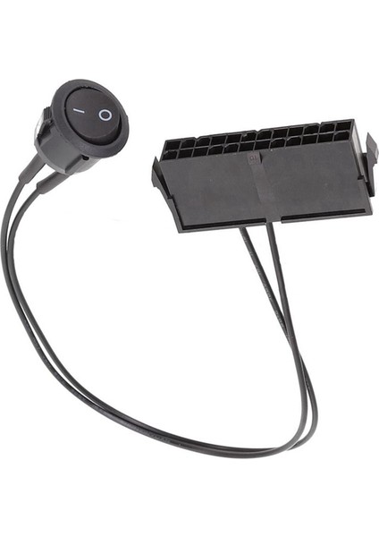 2x 24 Pin Dişi Atx Psu Güç Kaynağı Başlangıç Test Cihazı Kapalı Anahtar Kablosu 18AWG 30CM&#39 Yi Başlatın (Yurt Dışından) modelleri