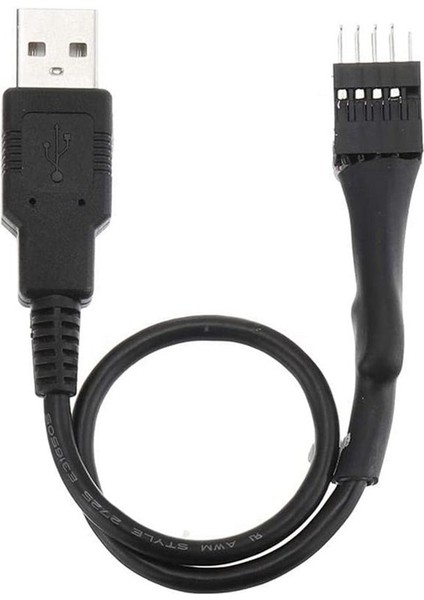 4pcs 20CM 9 Pin Erkek Harici USB Bir Erkek Pc Ana Pano Dahili Veri Uzatma Kablosu (Yurt Dışından) modelleri