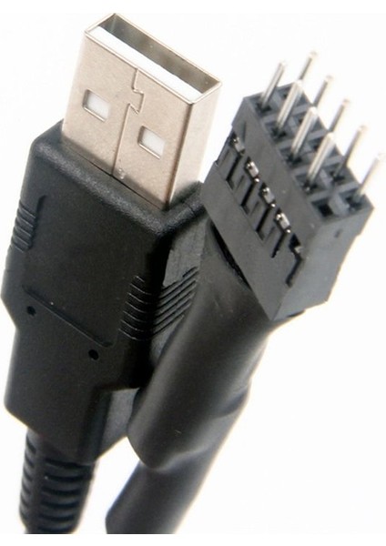 4pcs 20CM 9 Pin Erkek Harici USB Bir Erkek Pc Ana Pano Dahili Veri Uzatma Kablosu (Yurt Dışından) indirimleri