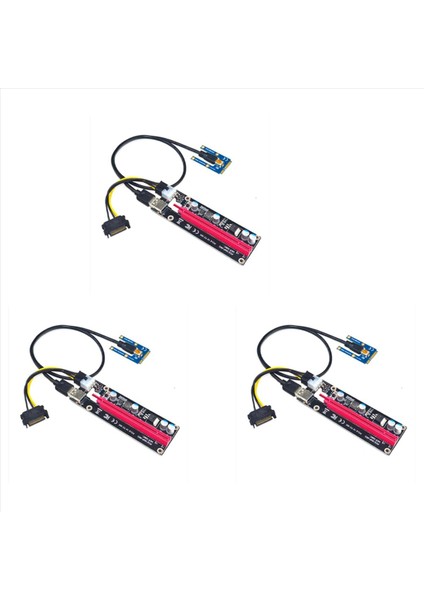 3x Mini Pcıe To Pcı Express Dizüstü Bilgisayar Harici Grafik Kartı Exp Gdc Btc Miner Mpcıe-Pcı-E Yuvası (Yurt Dışından)