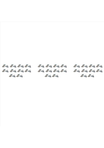 300PCS/30 Set A1278 A1286 A1297 MacBook Pro 13INCH 15 Inç Alt Alt Kılıf Kapak Vidaları Set 2008-2012 (Yurt Dışından)