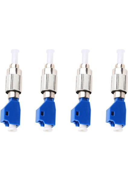 4pcs Görsel Hata Bulucu Adaptörü Hibrid Fiber Optik Konektör Adaptörü Tek Mod 9/125UM Fc Erkek Ila Lc Dişi Adaptör (Yurt Dışından)