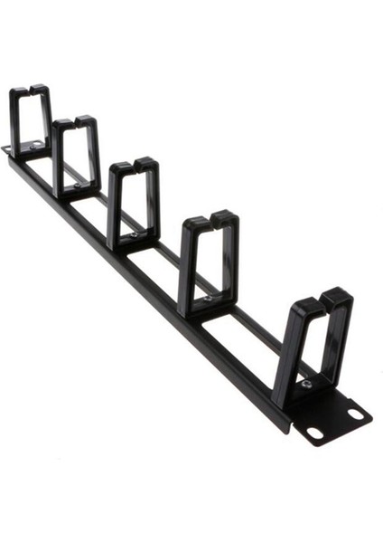 6x 19 Inç 1u Raf Dolapları Kablo Yönetim Ağı Organizatör Içi Boş Metal Base Beş Yüzük Çıkarılabilir Tel Yöneticisi Çerçeve (Yurt Dışından) fiyatları