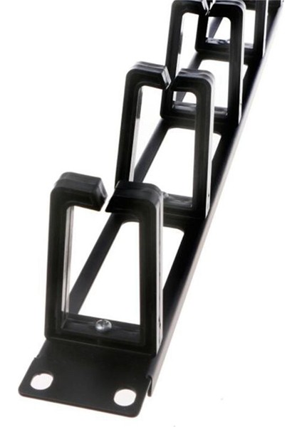 6x 19 Inç 1u Raf Dolapları Kablo Yönetim Ağı Organizatör Içi Boş Metal Base Beş Yüzük Çıkarılabilir Tel Yöneticisi Çerçeve (Yurt Dışından) fırsatları