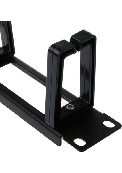 6x 19 Inç 1u Raf Dolapları Kablo Yönetim Ağı Organizatör Içi Boş Metal Base Beş Yüzük Çıkarılabilir Tel Yöneticisi Çerçeve (Yurt Dışından) indirimleri