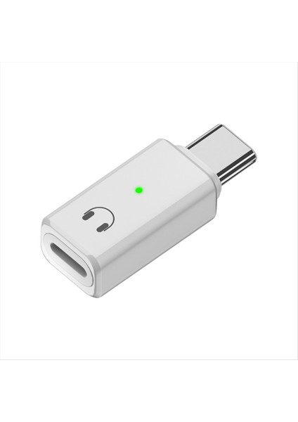 Kulaklık Kablosu Dönüştürücü USB C IPhone 15 Için 8 Pimli Kadın Ses Adaptörü Erkek iPad MacBook Tip C Cep Telefonu Gri (Yurt Dışından)
